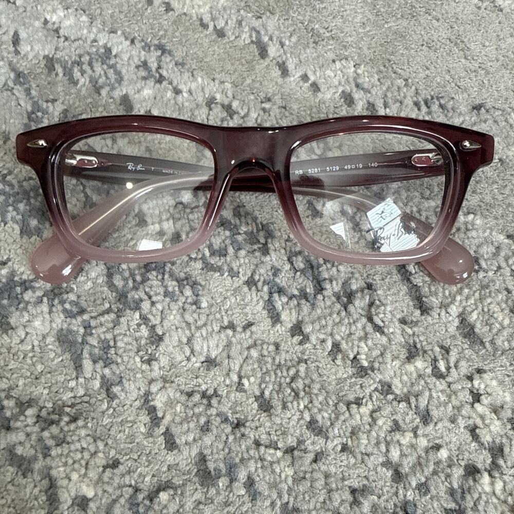 Ray-Ban RB5281 5129 Kids Eyeglasses Frames Purple Pink 49/19/140